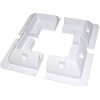NUZAMAS Soporte de montaje de pegamento universal de 4 esquinas sin taladros para RV Marine techo plano- camping…